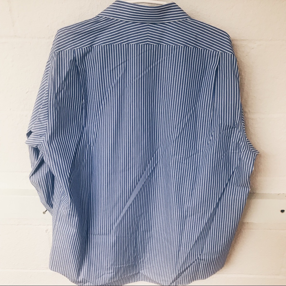 Oversized Striped Button Down Shirt - image 3